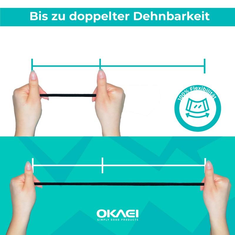 Okaei Rubber Cord 3 mm x 10 m – High-Quality