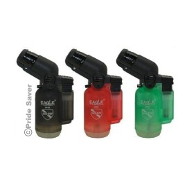 Eagle Jet 45 Degree Angle Flame Butane Torch Lighter Refillable Windproof (3 PK)