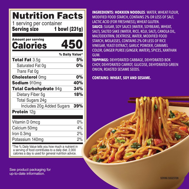 Annie Chun's Teriyaki Noodle Bowl, 8.16 oz (Pack of 6)
