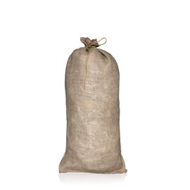 UBICON Burlap Sand Bag with Natural Jute Draw String - Size: 14" x 26" - Sandbags 50lb Weight Capacity - Sandbags for Flooding - Sand Bag - Flood Water Barrier (10)