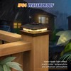 APONUO Solar Post Cap Lights for 4x4 Posts - IP64