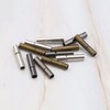 VGOL 40pcs Cord End Caps 2mm Push Tube Clasps Bracelet