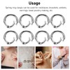 20pcs Spring Ring Clasps Innovative DIY Hand Crafted Copper Spring