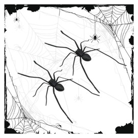 2PCS 3D Spider Fridge Magnet, Realistic Spider Magnets, Cute Spiders Designs Decorations for Refrigerator, Garage Door, or Car, Removeable Indoor Outdoor Magnetic Decals