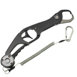 1091 (ilegui) Fish Grip, Ultra Lightweight, Aluminum Fish Catcher, Fish Catcher (Gunmetallic)