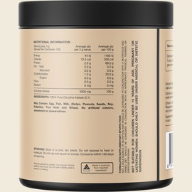 Switch Nutrition Citrulline 100% Pure Citrulline Unflavoured 300g