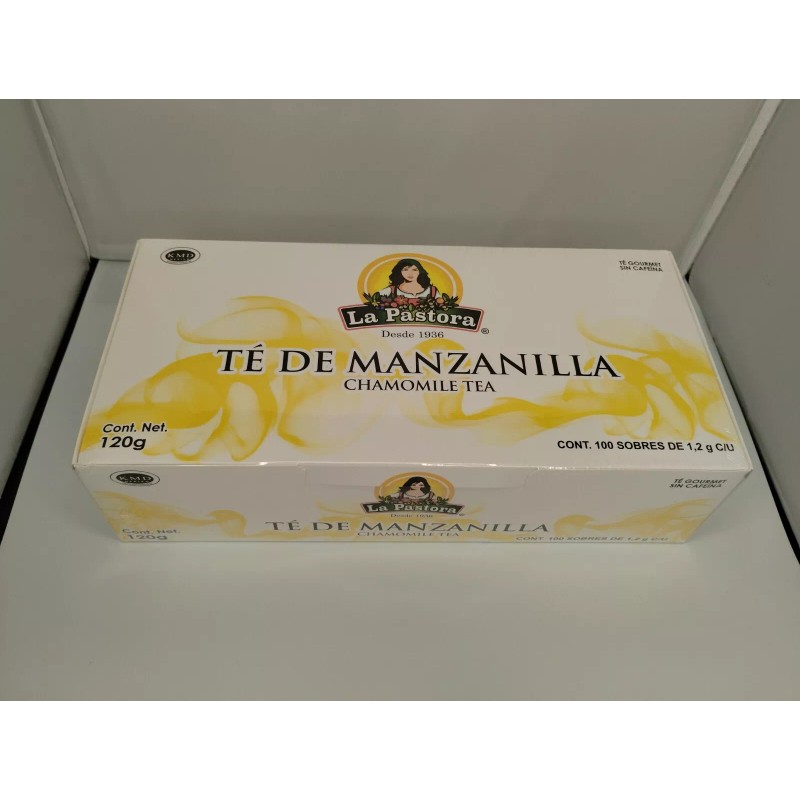 la pastora te de manzanilla chamomile tea marca la pastora