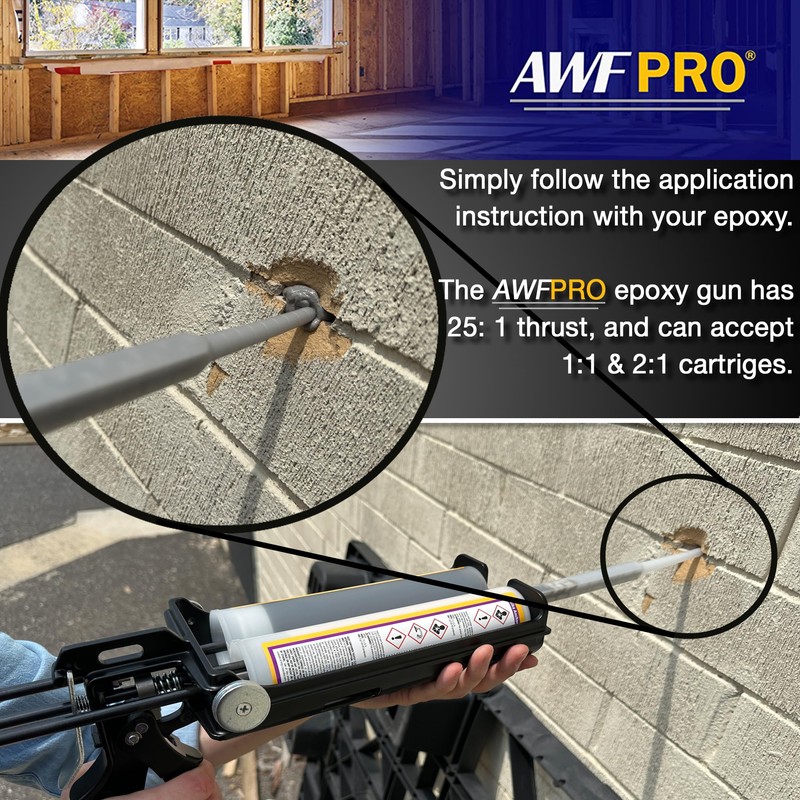 AWF PRO Two Component Rapid Set Epoxy Adhesive 20.2 oz.
