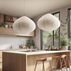 oetmilc 2 PCS blended linen pendant lampshade 20 Inch Natural