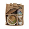 EcoSouLife All Natural Family Picnic Set - Tokyo, 36 Pieces