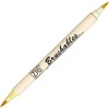 Zig Memory System Brushables Dual Tip Marker, Butter