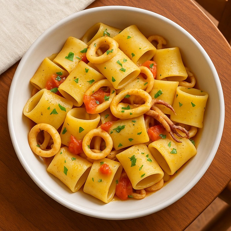 Garofalo - Premium Durum Wheat Semolina Calamarata Pasta, Italian Made,