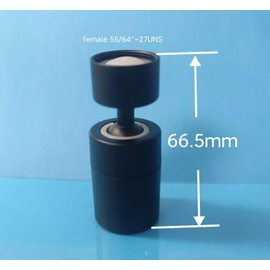 Rotating Faucet Aerator Extender,Nozzle Faucet Adapters, Universal Splash Filter Kitchen Tap Extension, Kitchen and Bathroom Sink Faucet Replacement (Matte Black 80°)