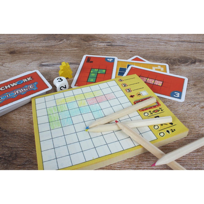 Lookout Games 22160075 Patchwork, 2-Player Game by Uwe Rosenberg, Patchwork