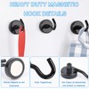 Aenienoe Pack of 20 Magnetic Hooks Small Strong Magnets with