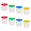 NBEADS 20 Pcs Plastic Paint Cups, No Spill Palette Cups