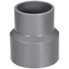 TOP-VIGOR 1Pcs PVC DWV Reducing Coupling, 50mm x 63mm Socket