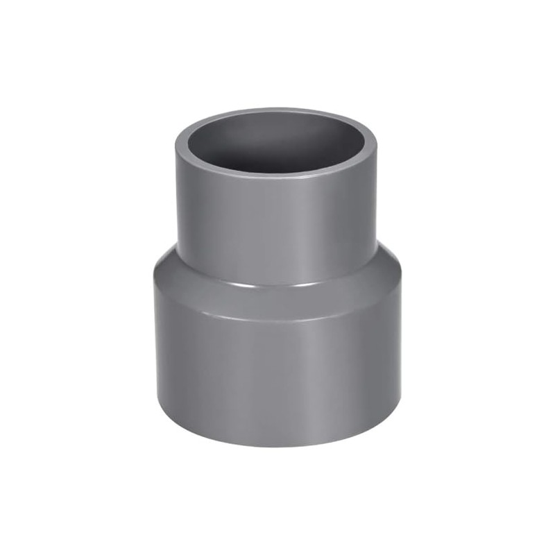 TOP-VIGOR 1Pcs PVC DWV Reducing Coupling, 50mm x 63mm Socket