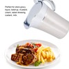 304 Stainless Steel Thermal Insulated Double Wall Sauce Gravy Boat