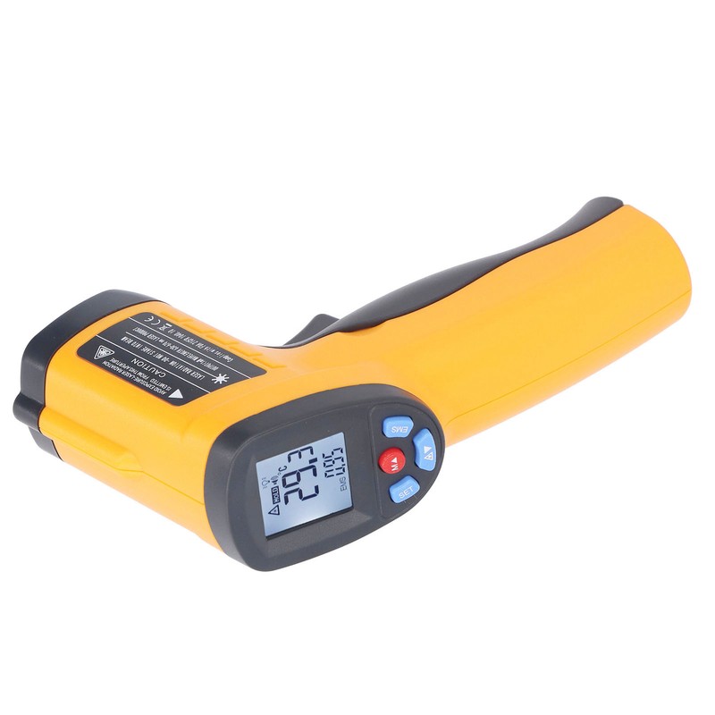 Infrared Thermometer Gun High Accuracy Digital Handheld Cooking Industrial Heat