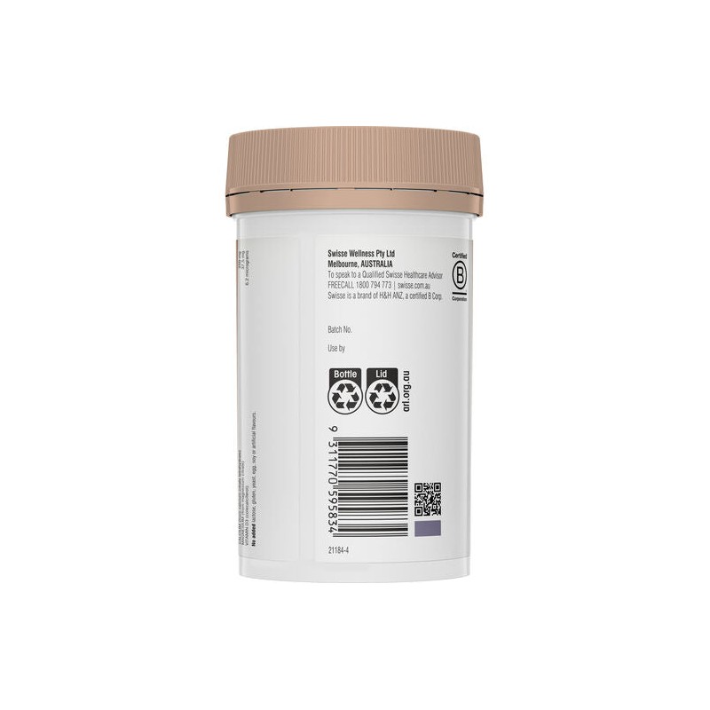 Swisse Ultiboost Magnesium, Calcium + D3 120 Tablets