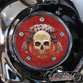 AMERICAN FREEDOM HARLEY DAVIDSON TIMING COVER BIG TWIN CAM, MILWAUKEE 8, SPORTSTER Dead Mans Hand