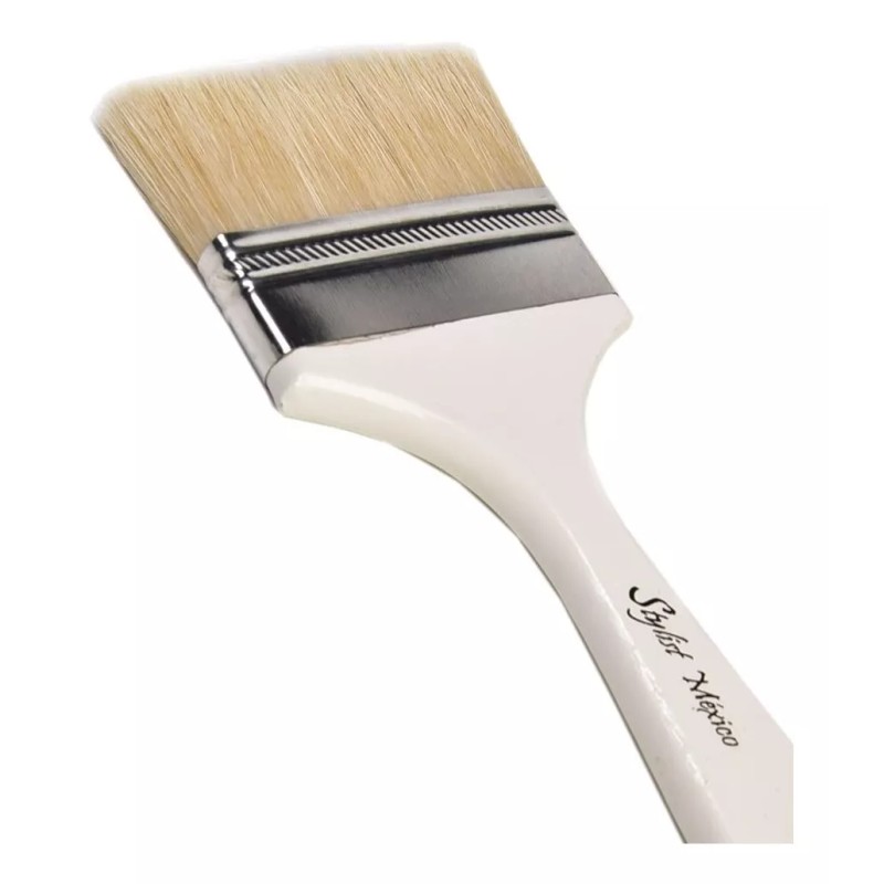 Stylist México Brocha Mascarilla Corporal, Spa 3 Pulgadas Cerda Natural