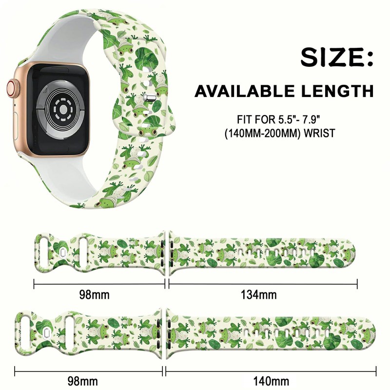 Cute Frog Watch Bands for Women Men Frogs Compatible with