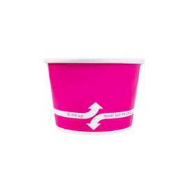 Karat C-KDP8 (Pink) 8oz Food Containers - Pink (Case of 1000)
