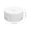Outanaya 4pcs Hemisphere Bracket Electrical Box Cover for Outdoor Security