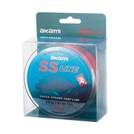 AKAMI SS Line Super Strong Surf Line Fishing Line 0.15 mm 300 MT Red 3.05 kg - 6.75 lbs