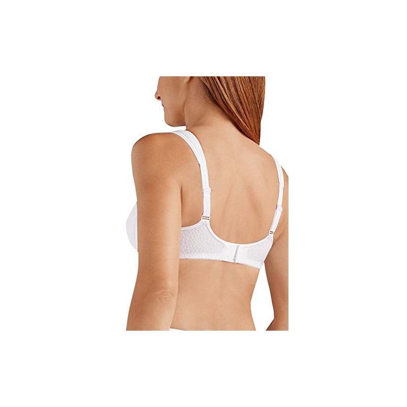 AMOENA Women's Mona Molded Wire-Free Bra, White, 32AA