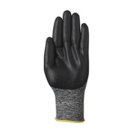 Ansell 1180111 HyFlex 11-801 Nitrile Coated Machine Knit Gloves, 10" Length, 5" Width, 0.38" Height, Size 11, Gray (Pack of 12)
