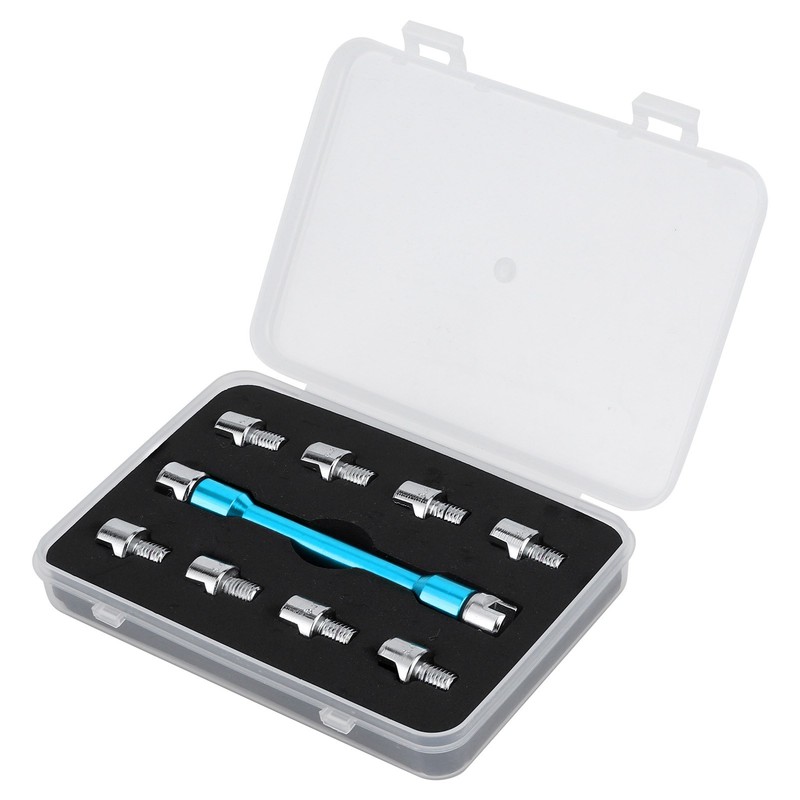 Motorcycle Spoke Wrench CNC Spanner Set 5.0‑6.8 Length 93mm/3.7in for