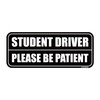 GEEKBEAR Student Driver Car Magnet - Colorful, Reflective, Weather-Resistant -