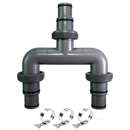 Pool Hose Connector, Y-Joint Pool Hose Connector 1.5"&1.25" to 1.5"&1.25" for Filter Pumps & Pool Hoses, Leak-Proof, Durable Pool Maintenance Accessory