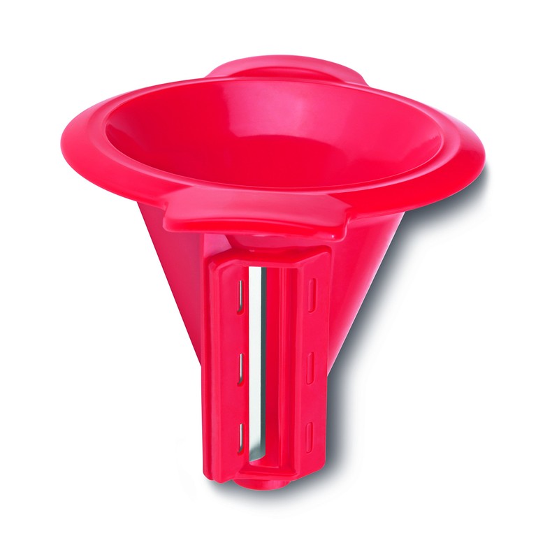 GOURMETmaxx 06552 Spiralschneider mit Salatschüssel rot/weiß