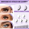 Lash Clusters DIY Eyelash Extensions Manga Cluster Lashes 40D-0.07D-9-16MIX