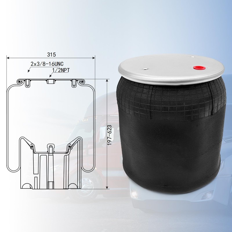 KEIYSHOLCK Air Spring Bag Compatible with Freightliner Trucks OEM Number