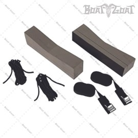 Attwood Universal Kayak Car-Top Carrier Kit + Straps / Rope (11438-7)