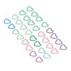 Knitting Stitch Markers Heart Shape Safety Pin Stitch Markers Metal