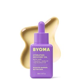 BYOMA Aceite Hidratante Recuperador para Rostro con Escualano, Aceite de Jojoba y Espino Amarillo, Barrera Lipídica Mejorada, 30ml