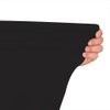SINSSOWL Stretch Covers Bar Tables 80-85 cm Black Tablecloth Decoration