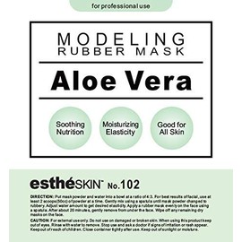 estheSKIN No.102 Aloe Vera Peel Off Type Modeling Rubber Mask Powder for Facial Skin Care Treatment, 35oz