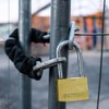 DEKTON DT70137 40MM Long Shackle Titanium Plated Iron Padlock, Bronze