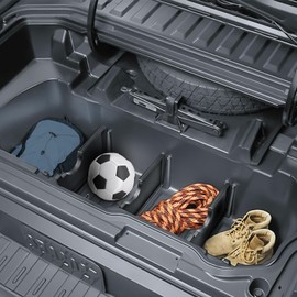 HGWEI Trunk In-Bed Dividers Compatible with 2017-2025 Honda Ridgeline Accessories Trunk Cargo Organizer Tailgate Rear Insert Compartment Tray (3Pcs)