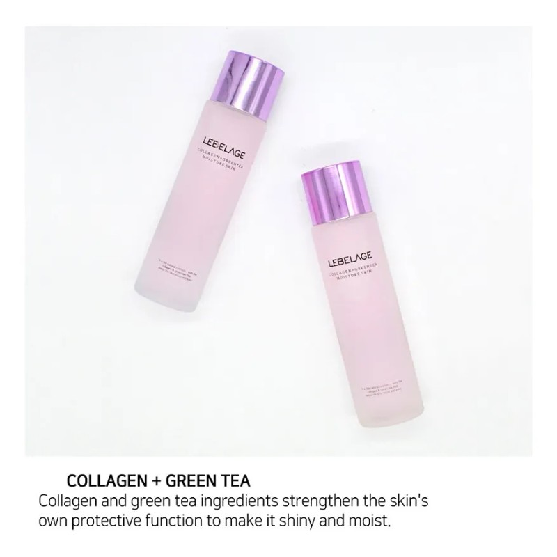 Tnico Facial Coreano Colgeno T Verde Revitalizador_5pz Mixta Danoche