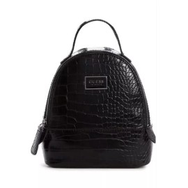GUESS Factory Newberg City Backpack Black Embossed