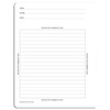 BookFactory® Premium Note Taking Carbonless Notebook, 50 Sets of 8