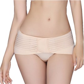 HONEY$HOMEY Pelvic Recovery Belt, Women Postpartum Support Band, Nude, X-Large